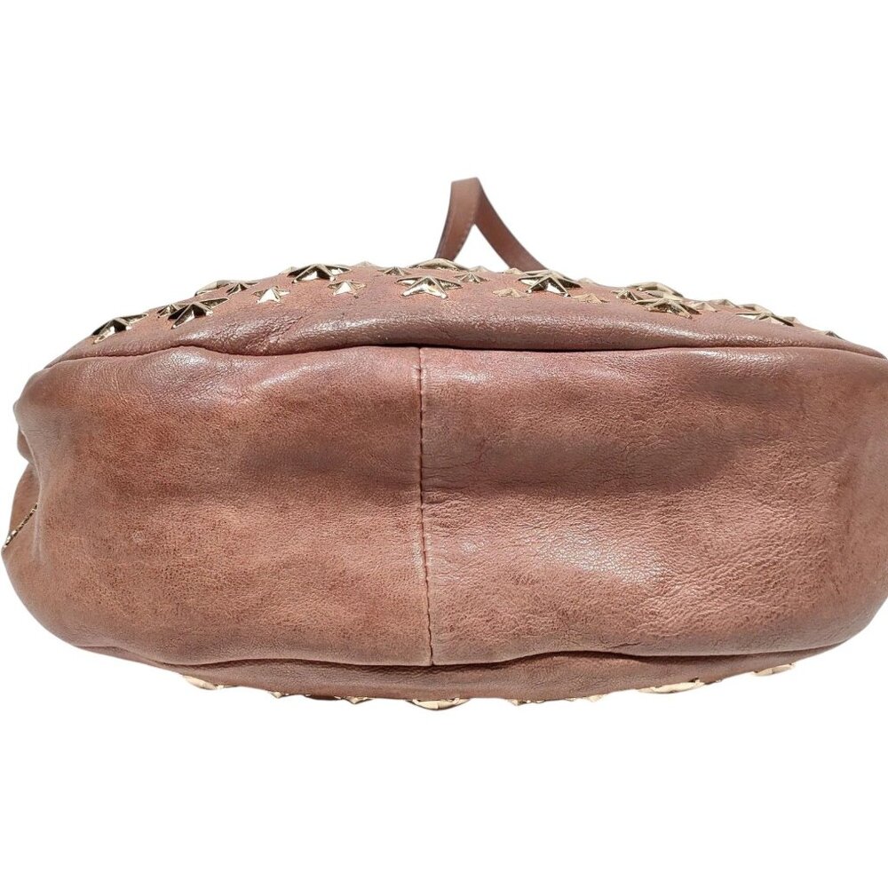 (EH) Jimmy Choo Crossbody Bag Brown Leather - Picture 4 of 9